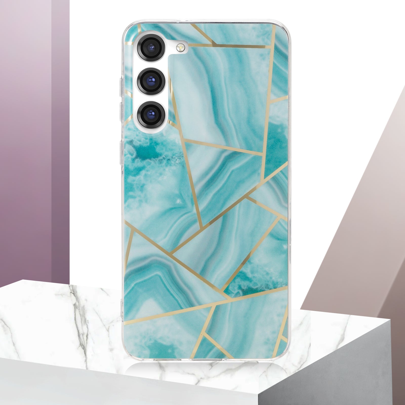 For Samsung Galaxy S23 IMD Marble Pattern Phone Case Electroplating TPU Drop Protection Cover For Samsung Galaxy S23 IMD Marble Pattern Phone Case Electroplating TPU Drop Protection Cover